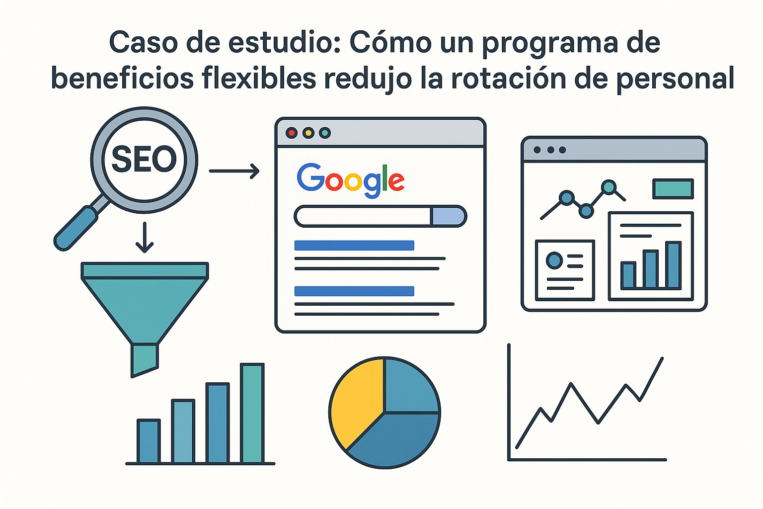 Profesionales de recursos humanos colaborando para diseñar un programa de beneficios flexibles