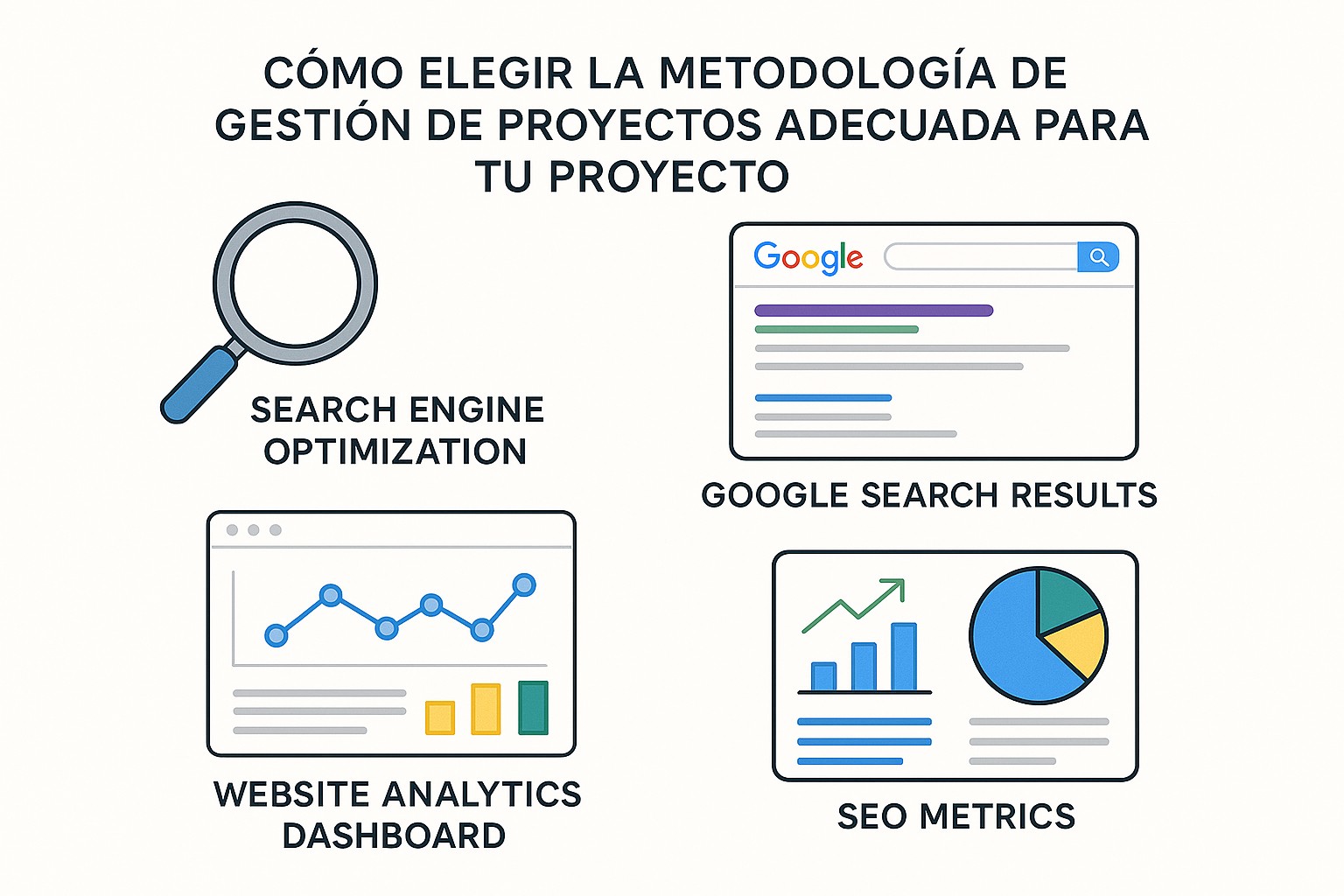 Diagrama de flujo para seleccionar metodología de gestión de proyectos