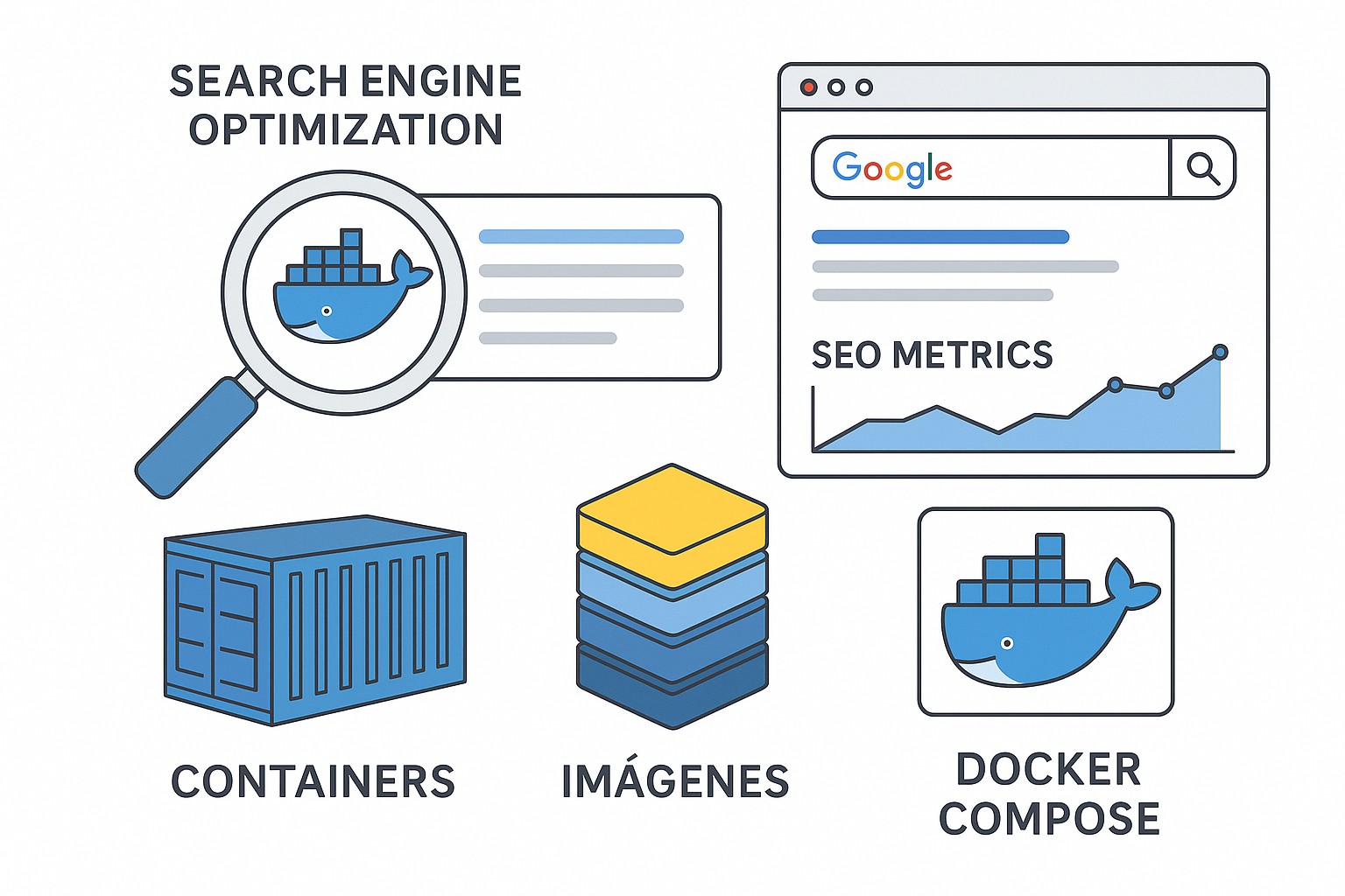 Diagrama sobre docker guia completa