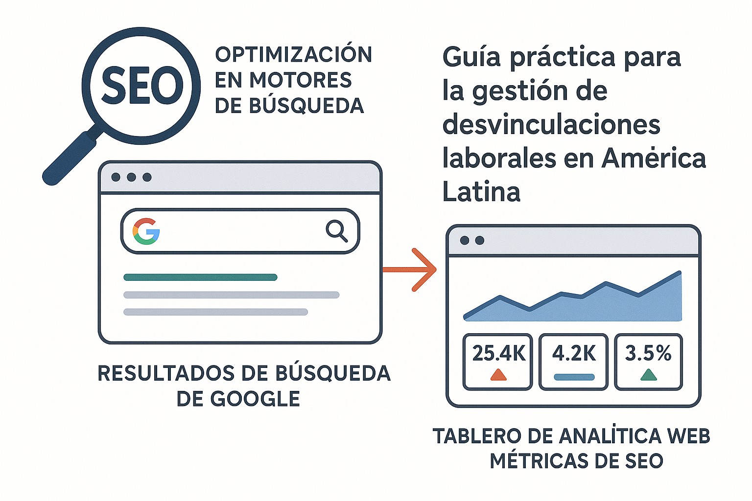 Representación de un acuerdo de terminación de contrato laboral con dos personas estrechando manos
