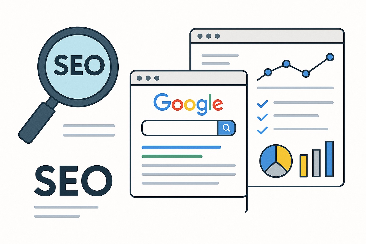 Interfaz de Google Docs mostrando a varios usuarios editando un documento en tiempo real, con cursores de diferentes colores y ventanas de chat abiertas para la colaboración.