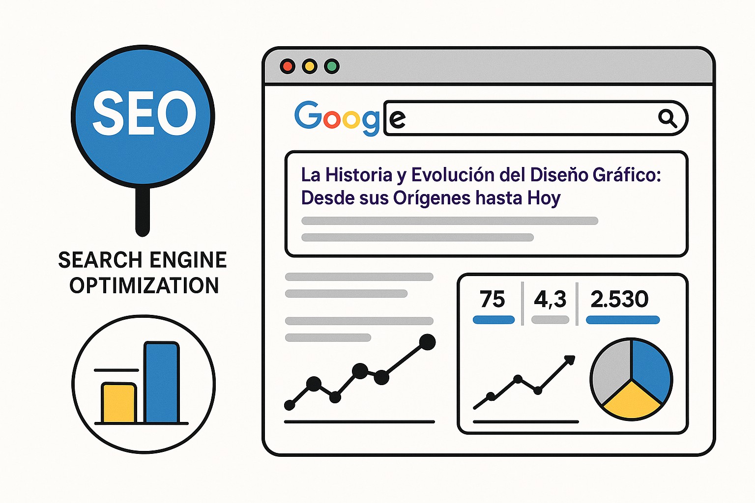 Diagrama sobre historia evolucion diseno grafico