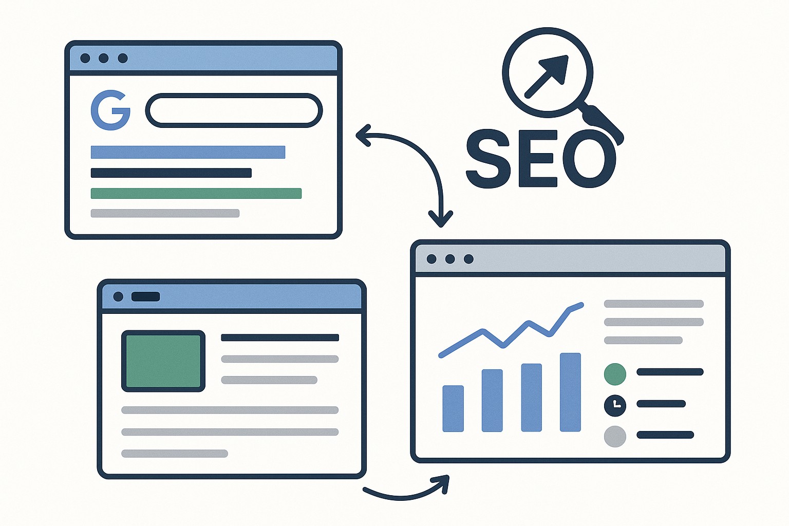 Equipo de PyME colaborando en el análisis de un dashboard de Business Intelligence, señalando la escalabilidad BI.