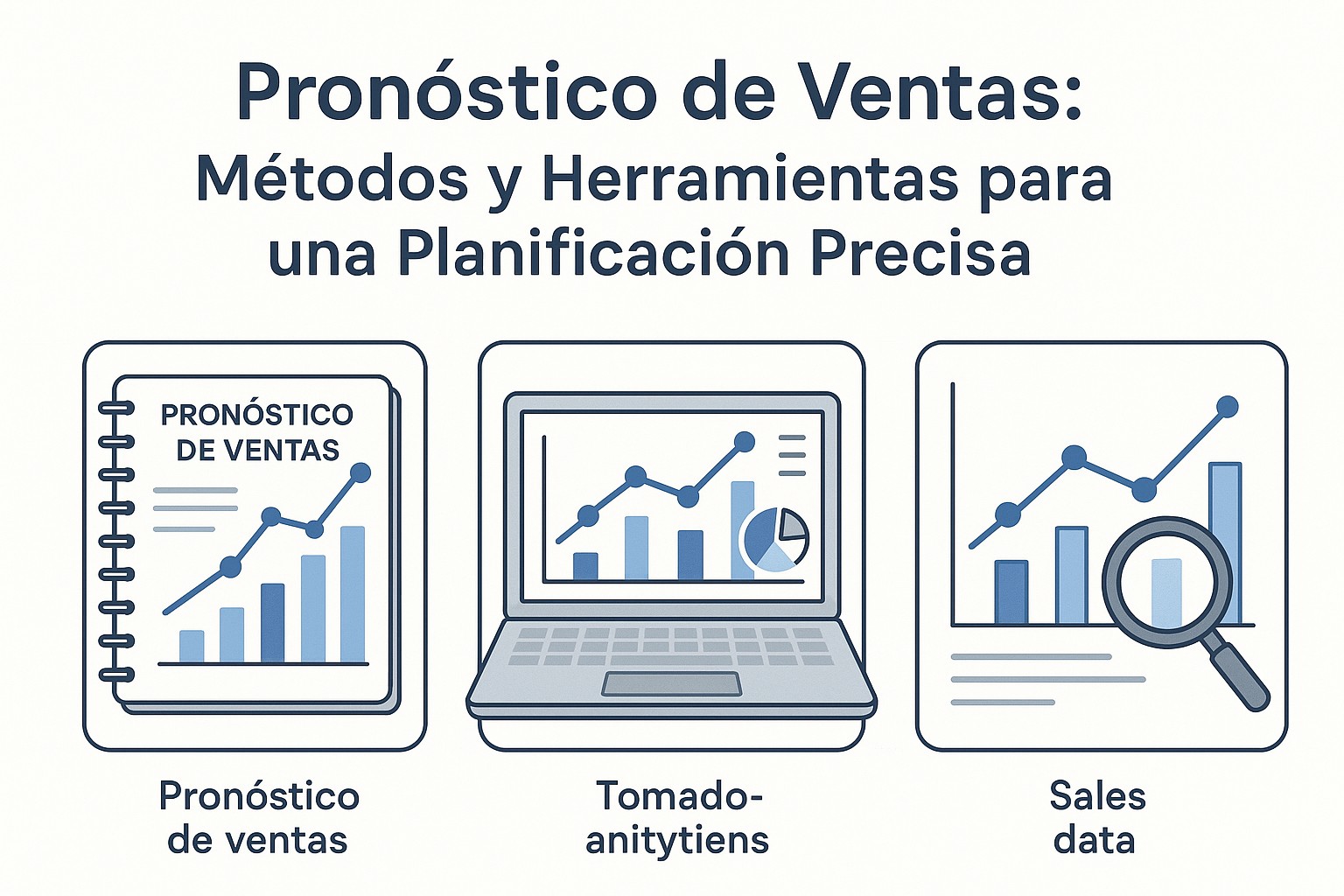 Diagrama sobre pronostico ventas metodos