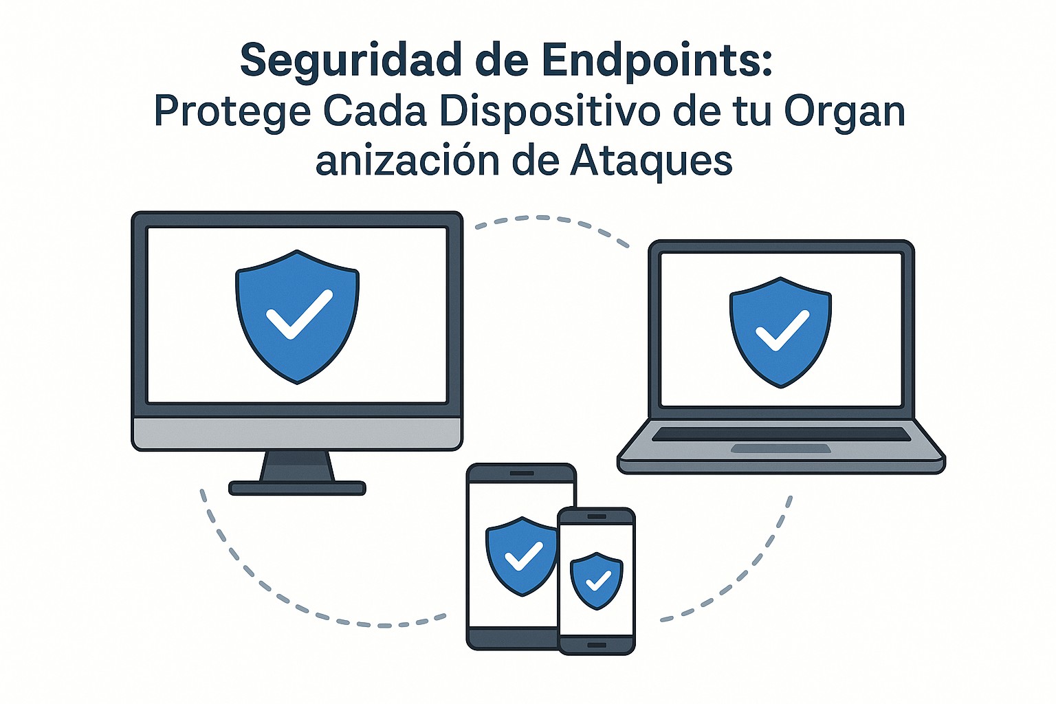 Un usuario accediendo a una aplicación corporativa de forma segura desde un dispositivo móvil gestionado