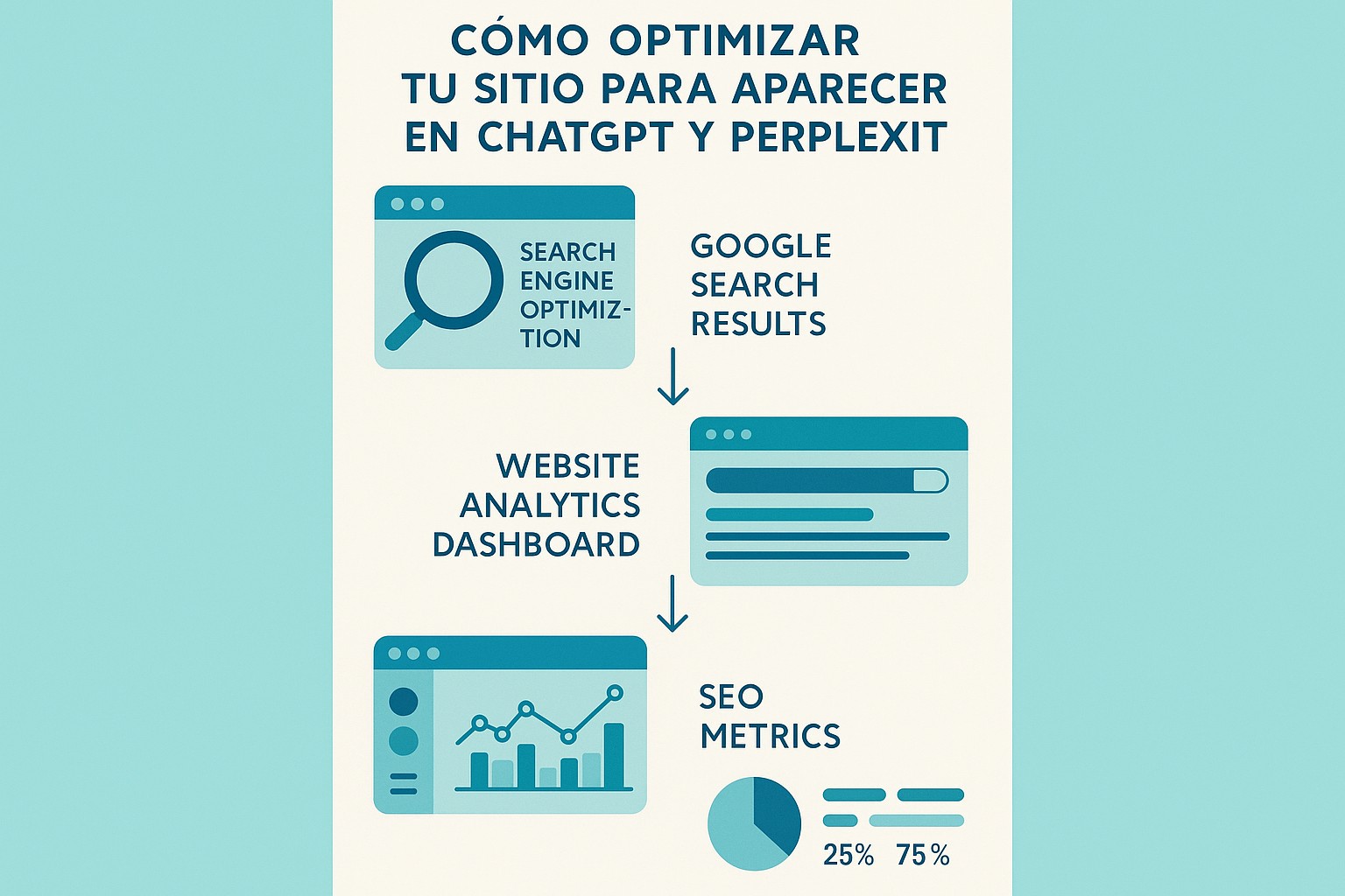Infografía: seo para ia chatgpt