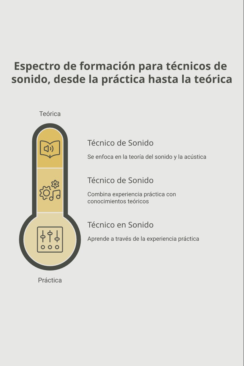 Esquema con las etapas clave de la producción de audio