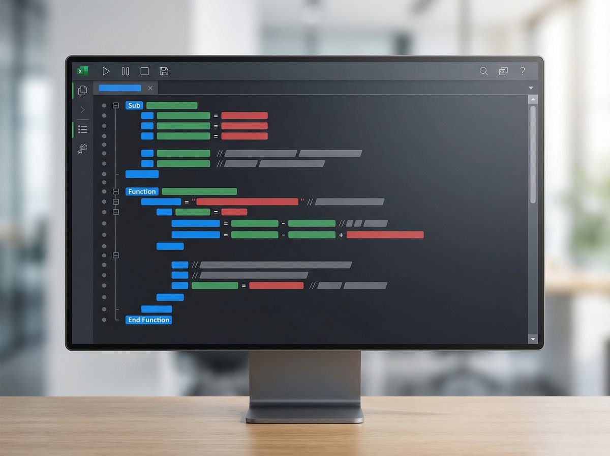 Editor de código VBA en Microsoft Excel