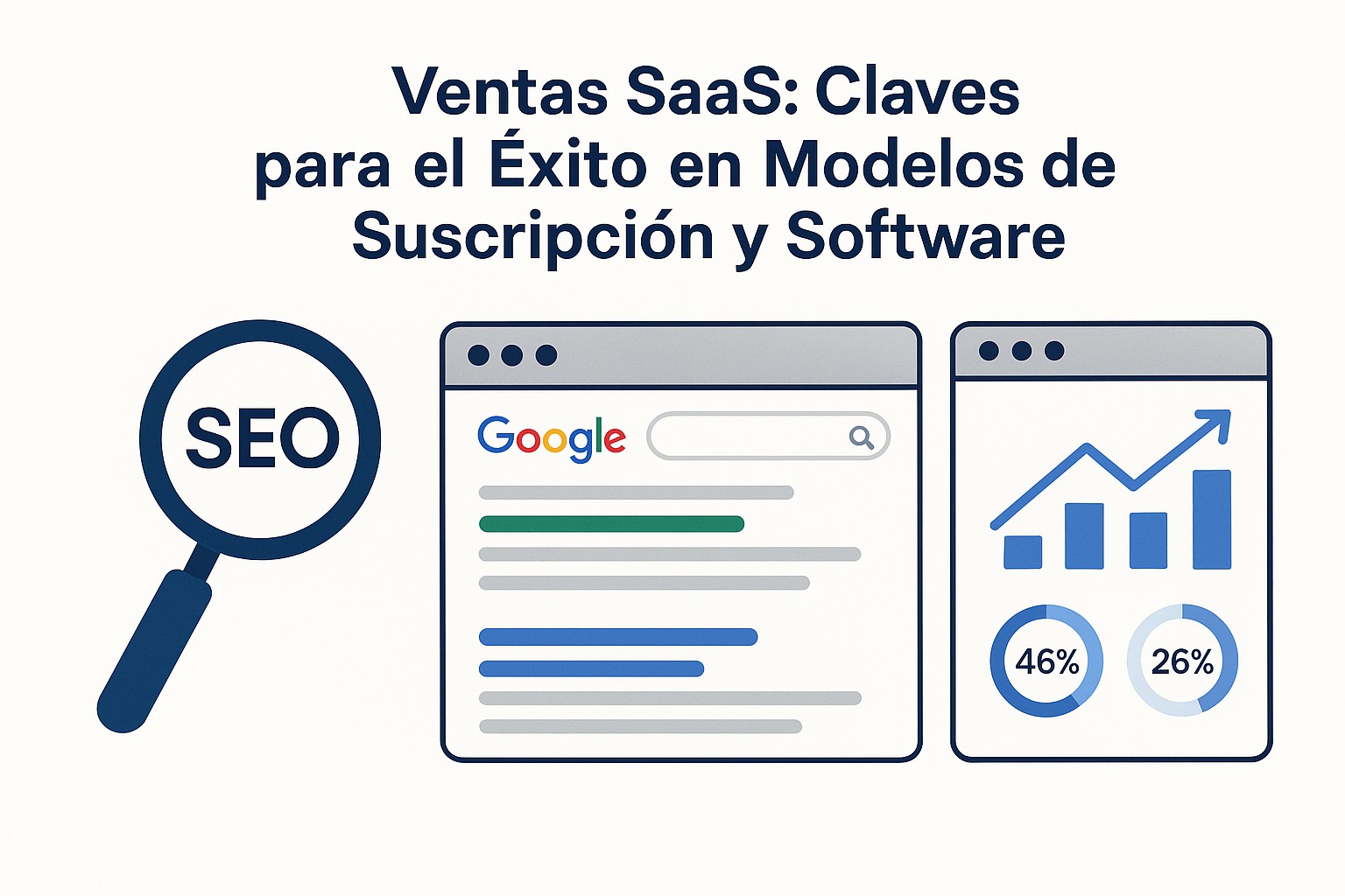 Diagrama sobre ventas saas modelos negocio
